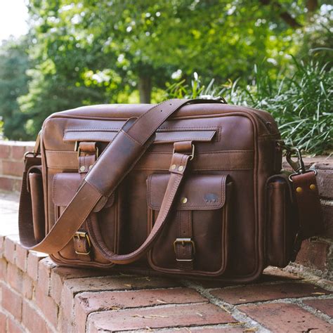 roosevelt buffalo leather pilot bag.